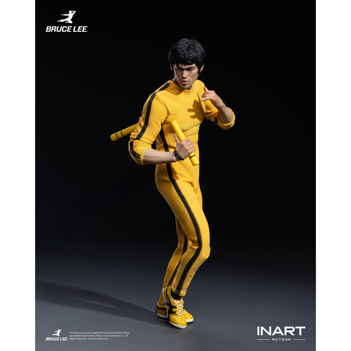 INART - Bruce Lee (Tuta gialla) Action figure in scala 1/12 - Il gioco della morte