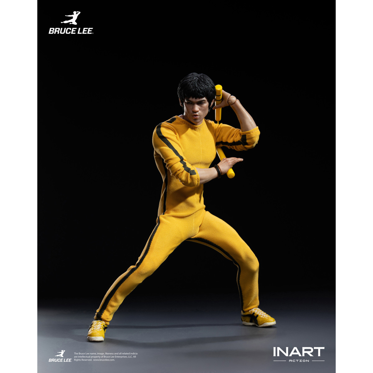 INART - Bruce Lee (Tuta gialla) Action figure in scala 1/12 - Il gioco della morte