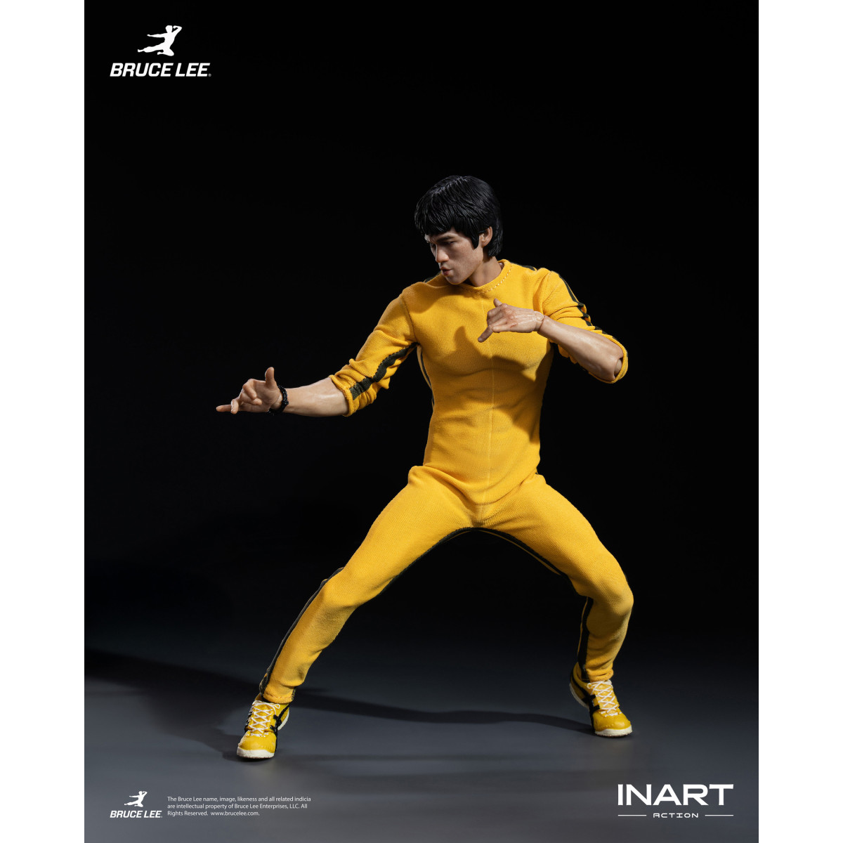 INART - Bruce Lee (Tuta gialla) Action figure in scala 1/12 - Il gioco della morte