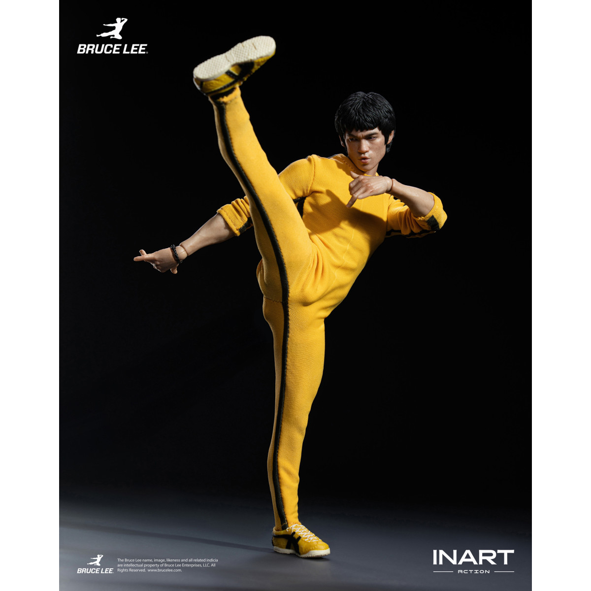 INART - Bruce Lee (Tuta gialla) Action figure in scala 1/12 - Il gioco della morte