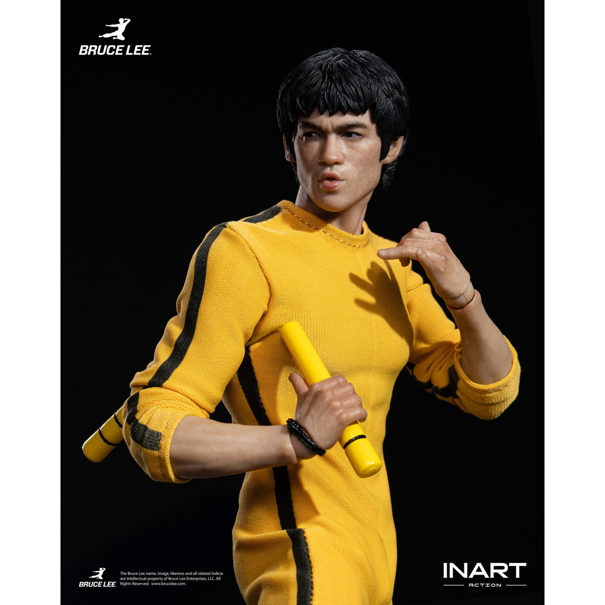 INART - Bruce Lee (Tuta gialla) Action figure in scala 1/12 - Il gioco della morte