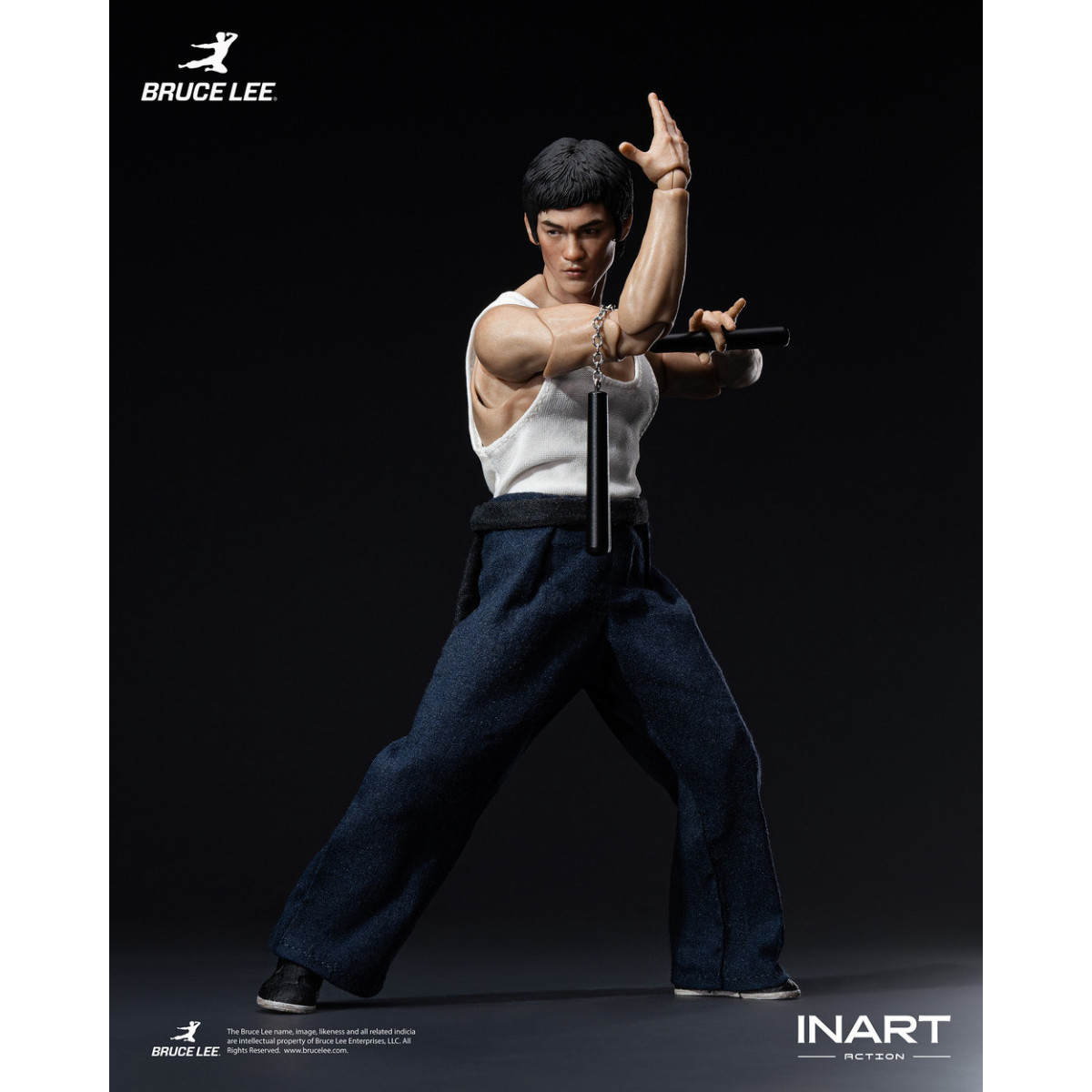 INART - Bruce Lee (Abito da Kung Fu) Action Figure in scala 1/12