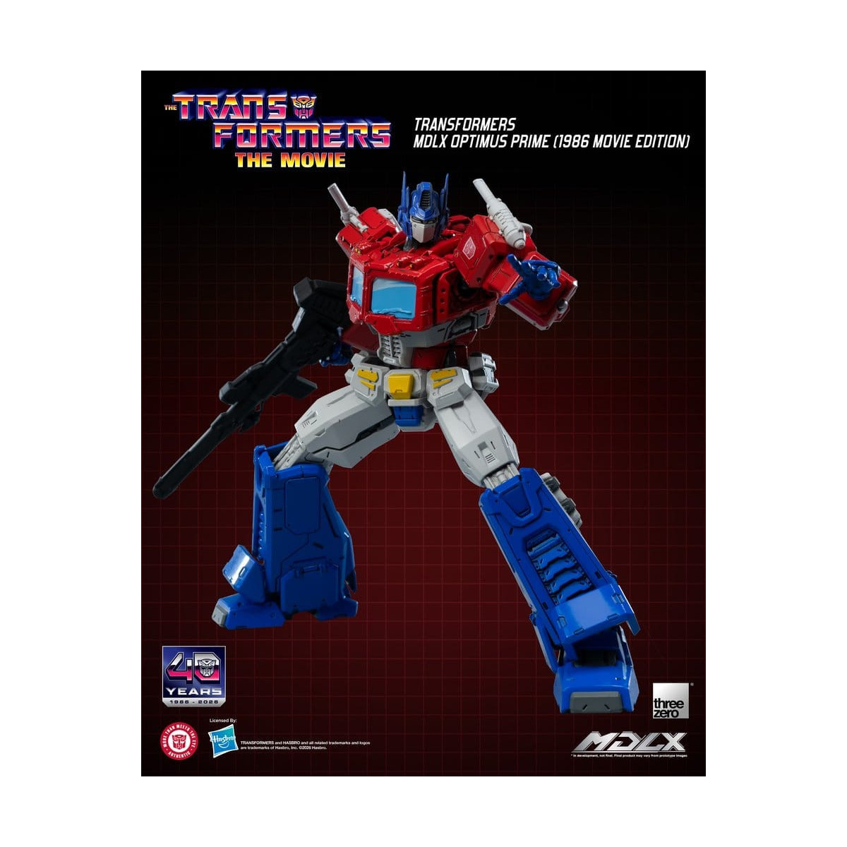 Three Zero - Transformers MDLX OPTIMUS PRIME (Edizione del film del 1986)