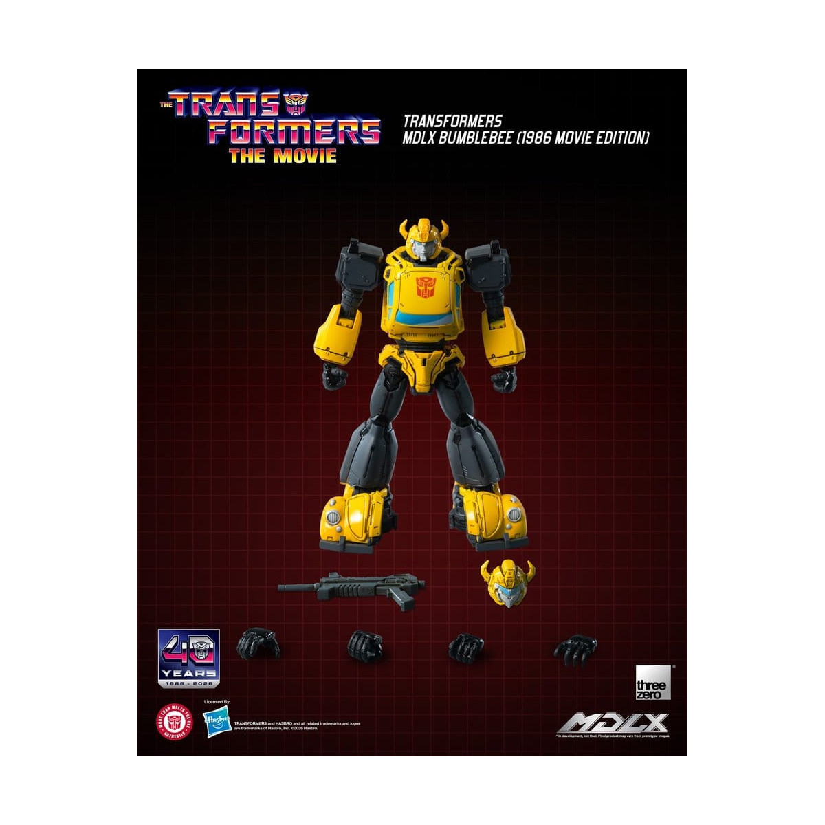 Three Zero - Transformers MDLX BUMBLEBEE (Edizione del film del 1986)