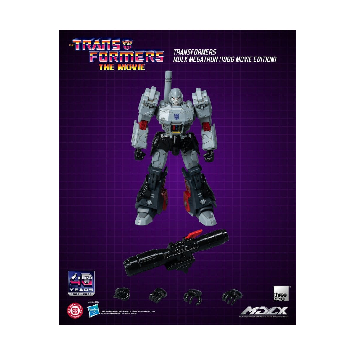 Three Zero - Transformers MDLX MEGATRON (edizione del film del 1986)
