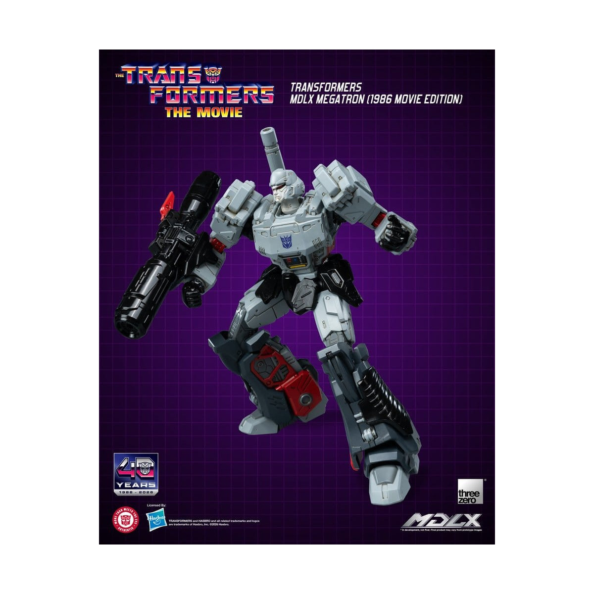 Three Zero - Transformers MDLX MEGATRON (edizione del film del 1986)