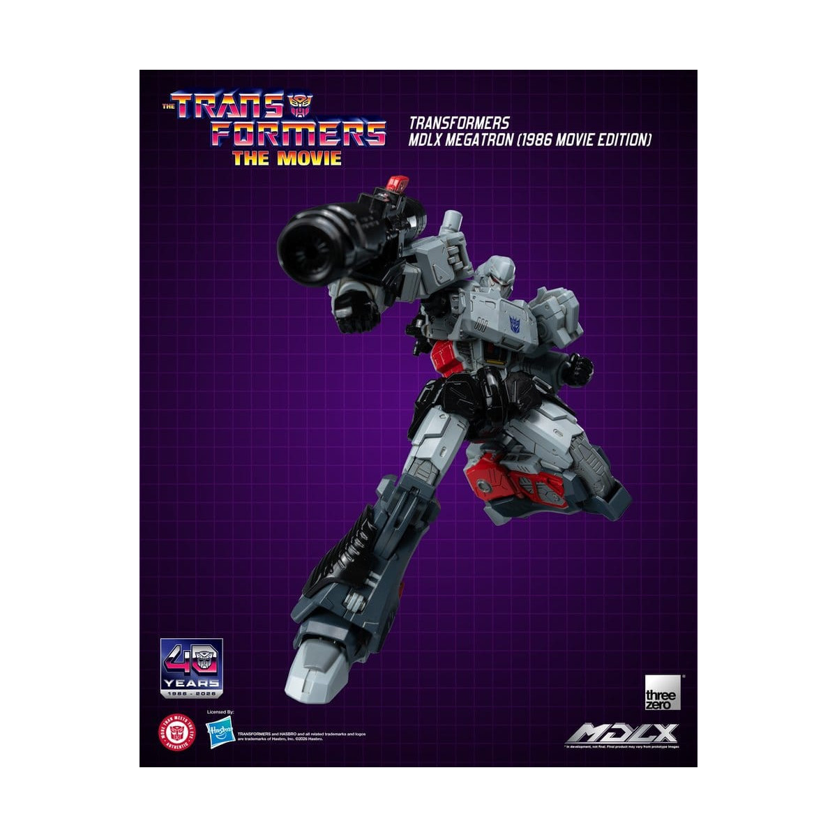Three Zero - Transformers MDLX MEGATRON (edizione del film del 1986)