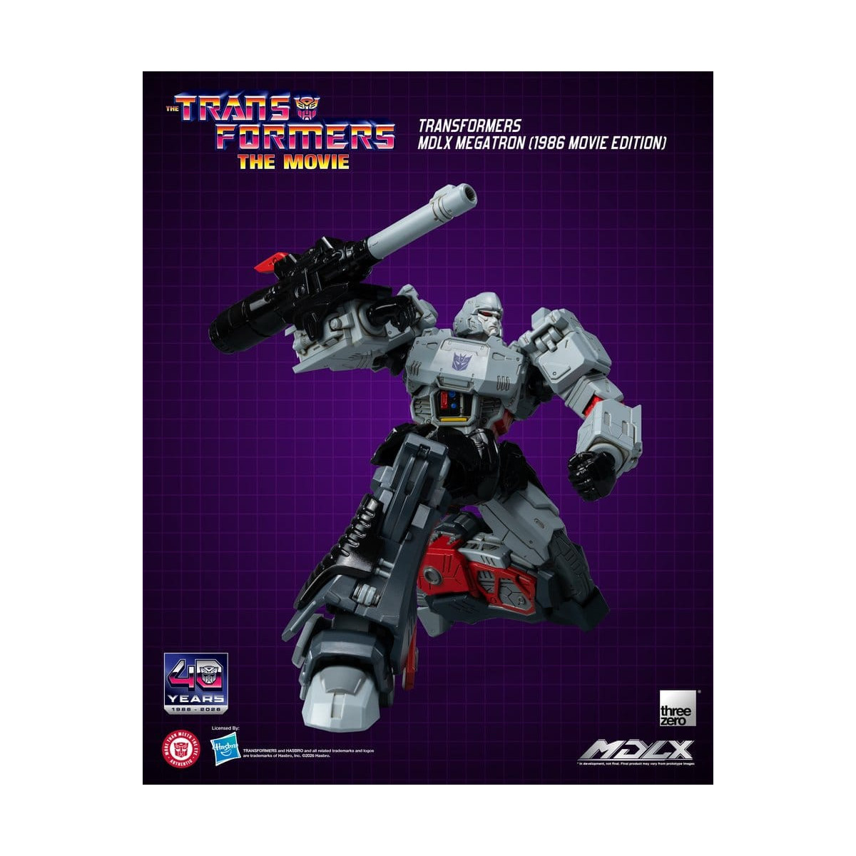 Three Zero - Transformers MDLX MEGATRON (edizione del film del 1986)