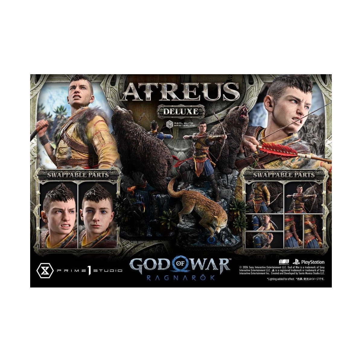 Prime 1 Studio - God of War: Ragnarok - Atreus DX Bonus Version - Real Elite Masterline Series 1/3