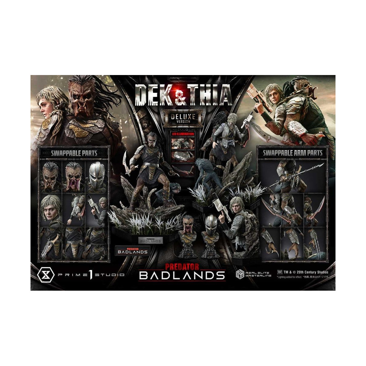 Prime 1 Studio - Badlands Dek & Thia DX Bonus Version - Real Elite Masterline Series 1/3