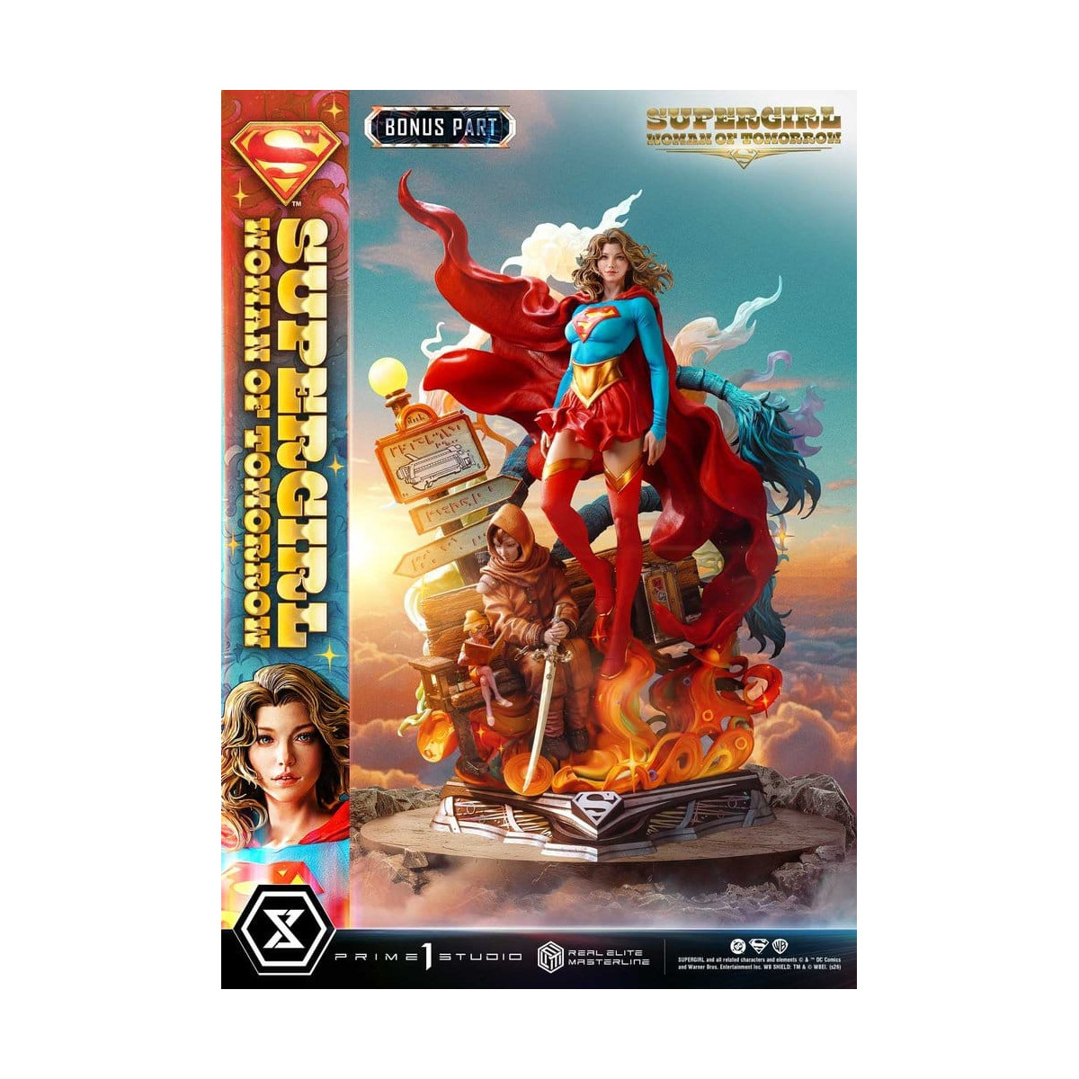 Prime 1 Studio - DC Comics - Supergirl: Woman of Tomorrow (versione bonus) - Real Elite Masterline Serie 1/4