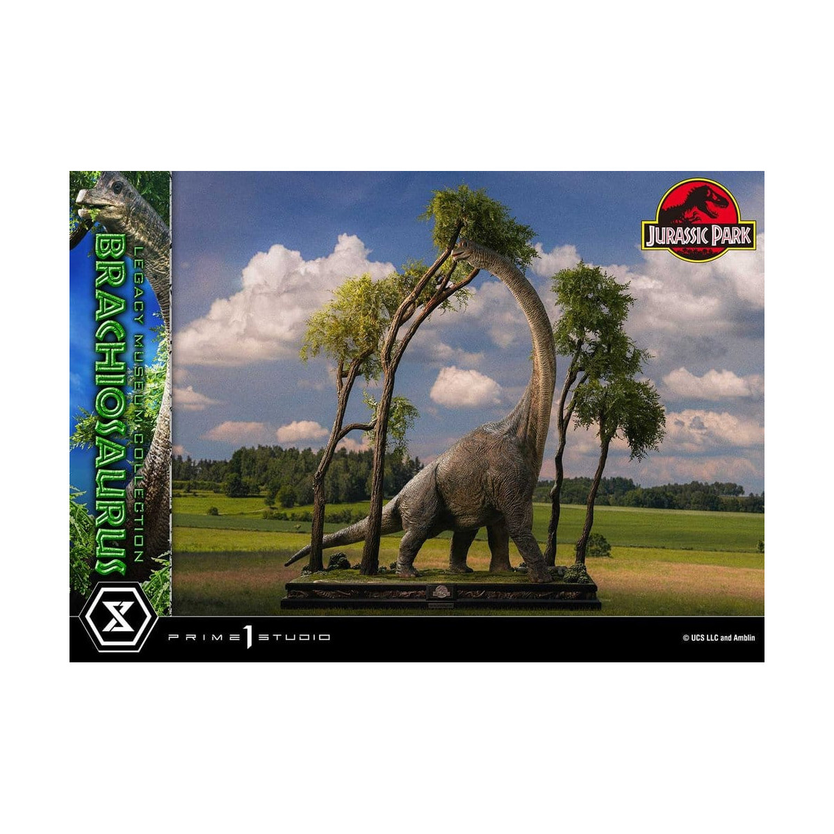 Prime 1 Studio - Jurassic Park - Collezione del Brachiosaurus Legacy Museum 1/15