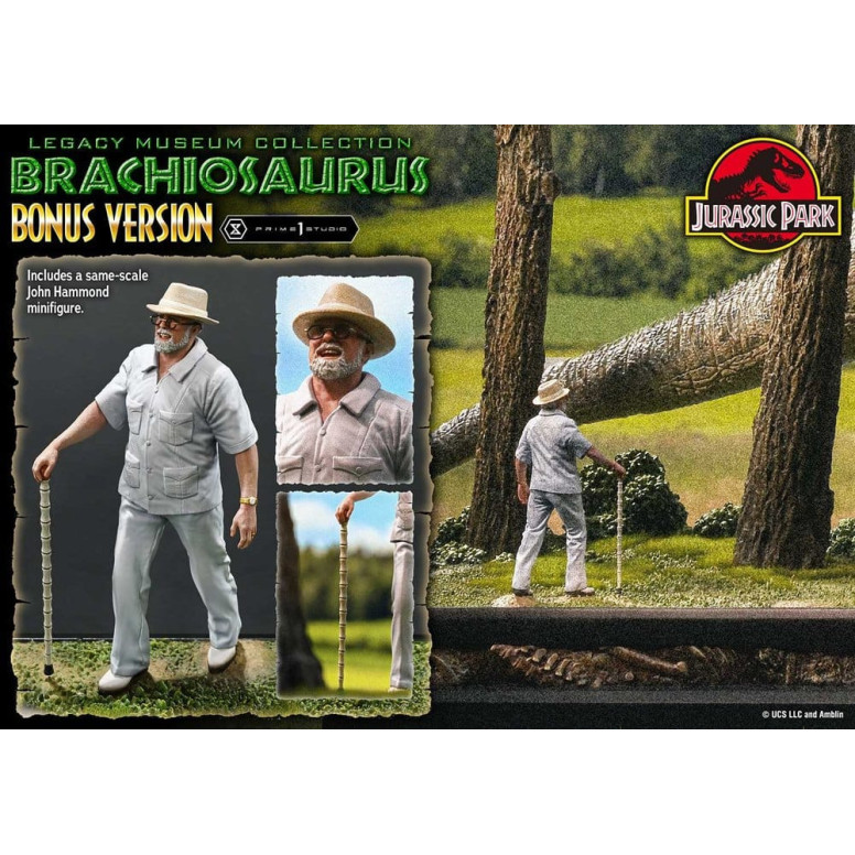 Prime 1 Studio - Jurassic Park - Collezione del Brachiosaurus Legacy Museum 1/15