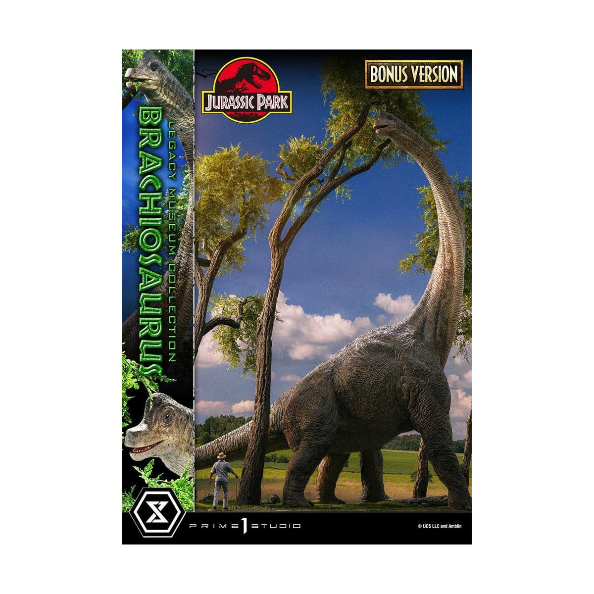Prime 1 Studio - Jurassic Park - Collezione del Brachiosaurus Legacy Museum 1/15