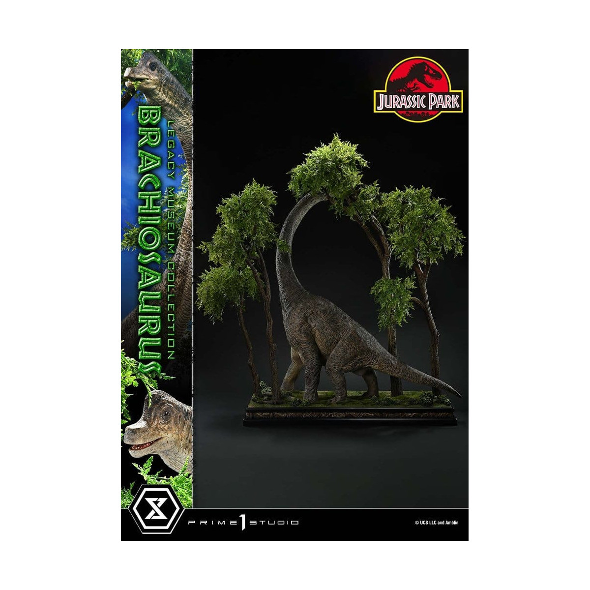 Prime 1 Studio - Jurassic Park - Collezione del Brachiosaurus Legacy Museum 1/15