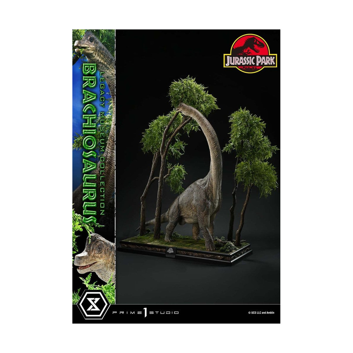 Prime 1 Studio - Jurassic Park - Collezione del Brachiosaurus Legacy Museum 1/15