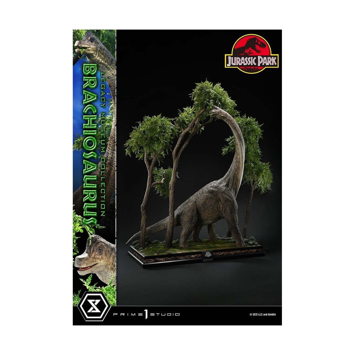 Prime 1 Studio - Jurassic Park - Collezione del Brachiosaurus Legacy Museum 1/15