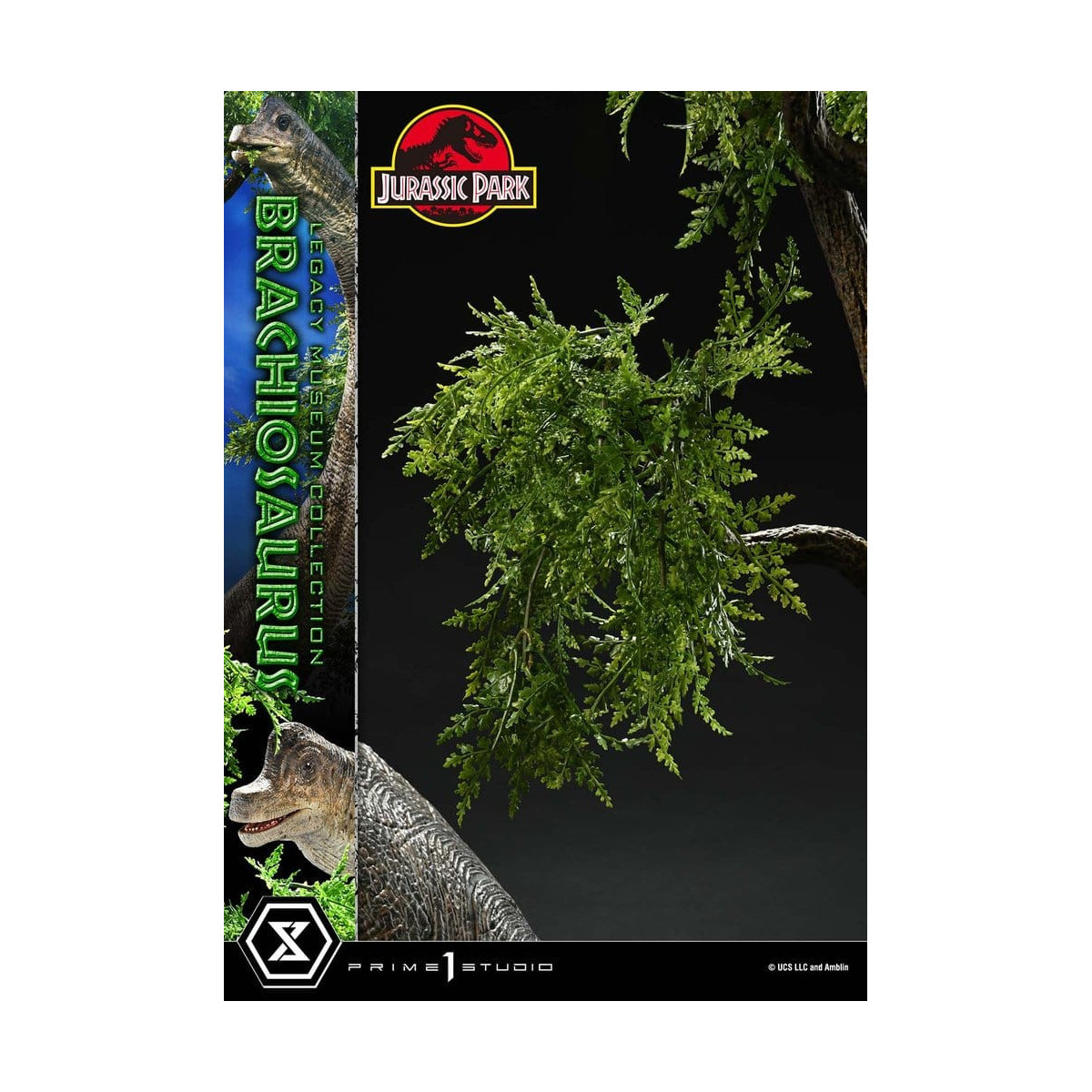 Prime 1 Studio - Jurassic Park - Collezione del Brachiosaurus Legacy Museum 1/15