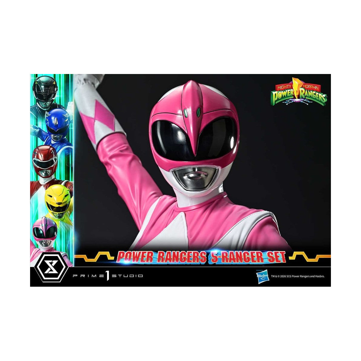 Prime 1 Studio - Mighty Morphin Power Rangers: Set Premium Masterline di 5 statuine in scala 1/4, versione Deluxe