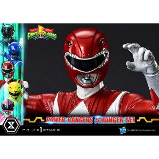 Prime 1 Studio - Mighty Morphin Power Rangers: Set Premium Masterline di 5 statuine in scala 1/4, versione Deluxe
