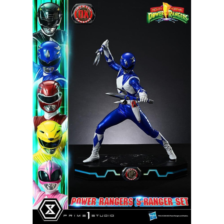 Prime 1 Studio - Mighty Morphin Power Rangers: Set Premium Masterline di 5 statuine in scala 1/4, versione Deluxe