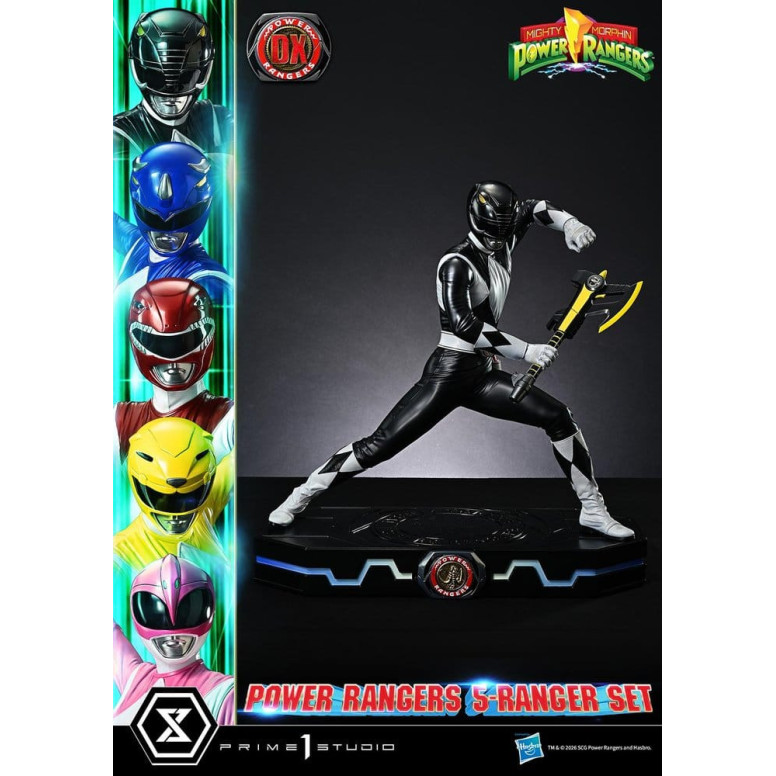 Prime 1 Studio - Mighty Morphin Power Rangers: Set Premium Masterline di 5 statuine in scala 1/4, versione Deluxe