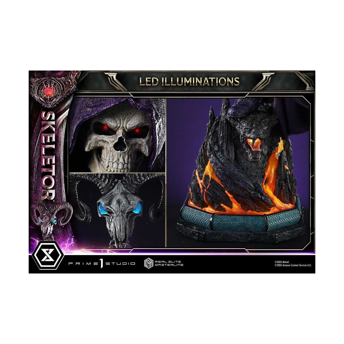 Prime 1 Studio - Skeletor Bonus Version - Masters of the Universe (2026) Real Elite Masterline 1/3