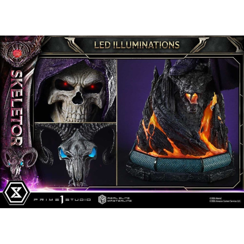Prime 1 Studio - Skeletor Bonus Version - Masters of the Universe (2026) Real Elite Masterline 1/3