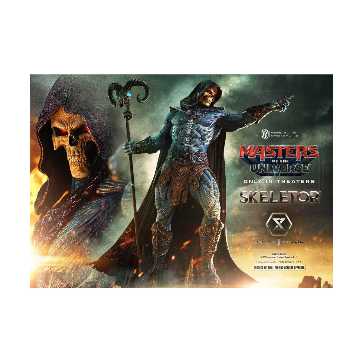 Prime 1 Studio - Skeletor Bonus Version - Masters of the Universe (2026) Real Elite Masterline 1/3