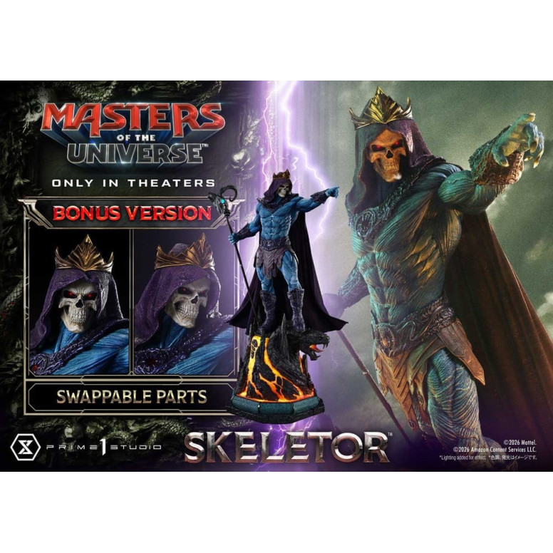 Prime 1 Studio - Skeletor Bonus Version - Masters of the Universe (2026) Real Elite Masterline 1/3