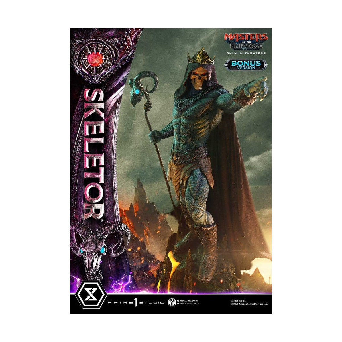 Prime 1 Studio - Skeletor Bonus Version - Masters of the Universe (2026) Real Elite Masterline 1/3