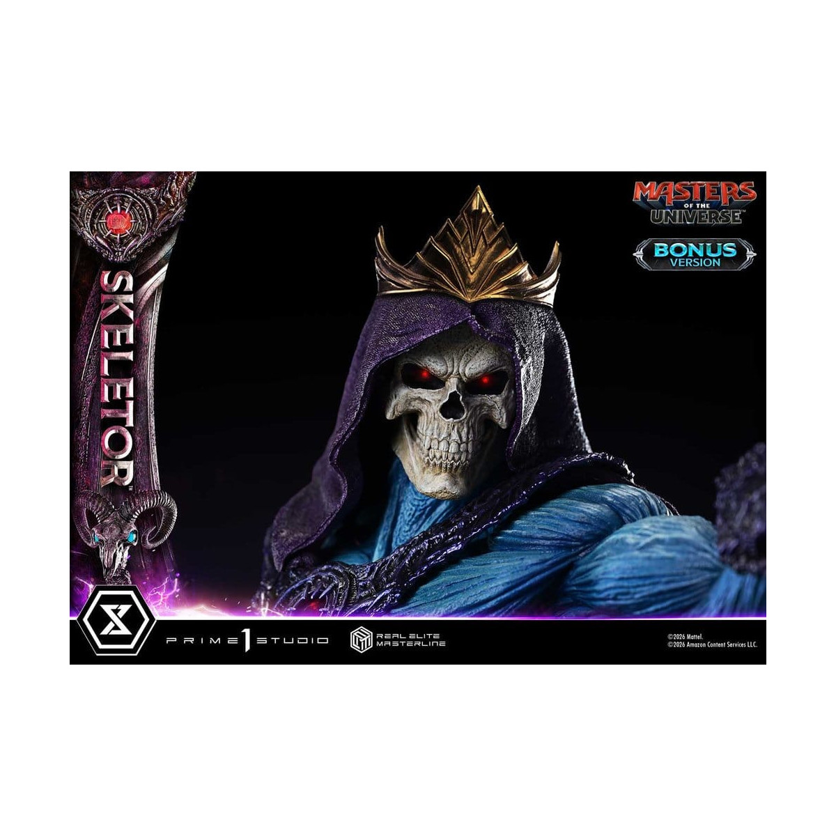 Prime 1 Studio - Skeletor Bonus Version - Masters of the Universe (2026) Real Elite Masterline 1/3