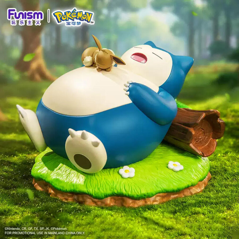 Funism - Pokemon Prime Figura - Snorlax & Eevee - Snorlax & Eevee - Kabigon & Eievui