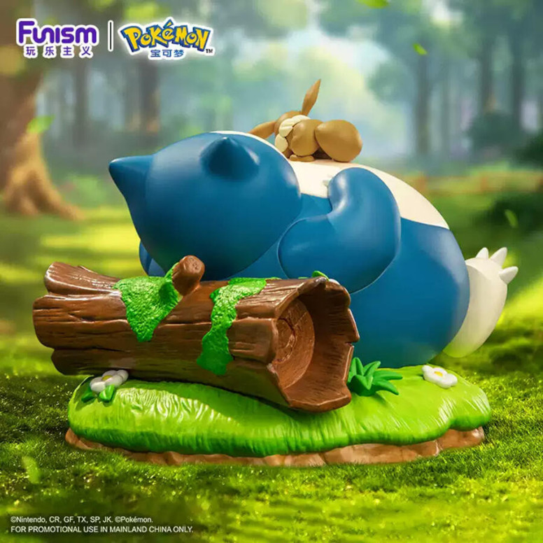 Funism - Pokemon Prime Figura - Snorlax & Eevee - Snorlax & Eevee - Kabigon & Eievui
