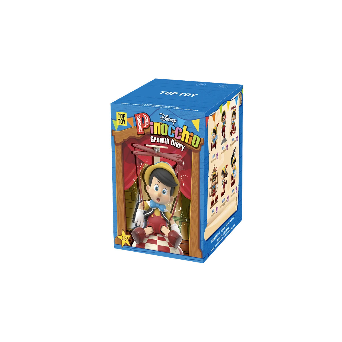 Toy Pop - Disney Pinocchio Growth Diary - set di 6 figurine in blind box