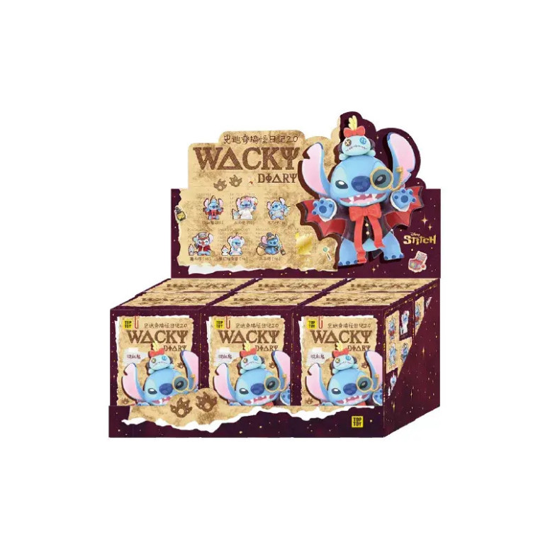 Toy Pop - Disney Stitch Wacky Diary 2.0 - set di 6 figurine in blind box