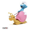 Plastoy - I Puffi - Salvadanaio a forma di Puffo con lo zaino a forma di lumaca