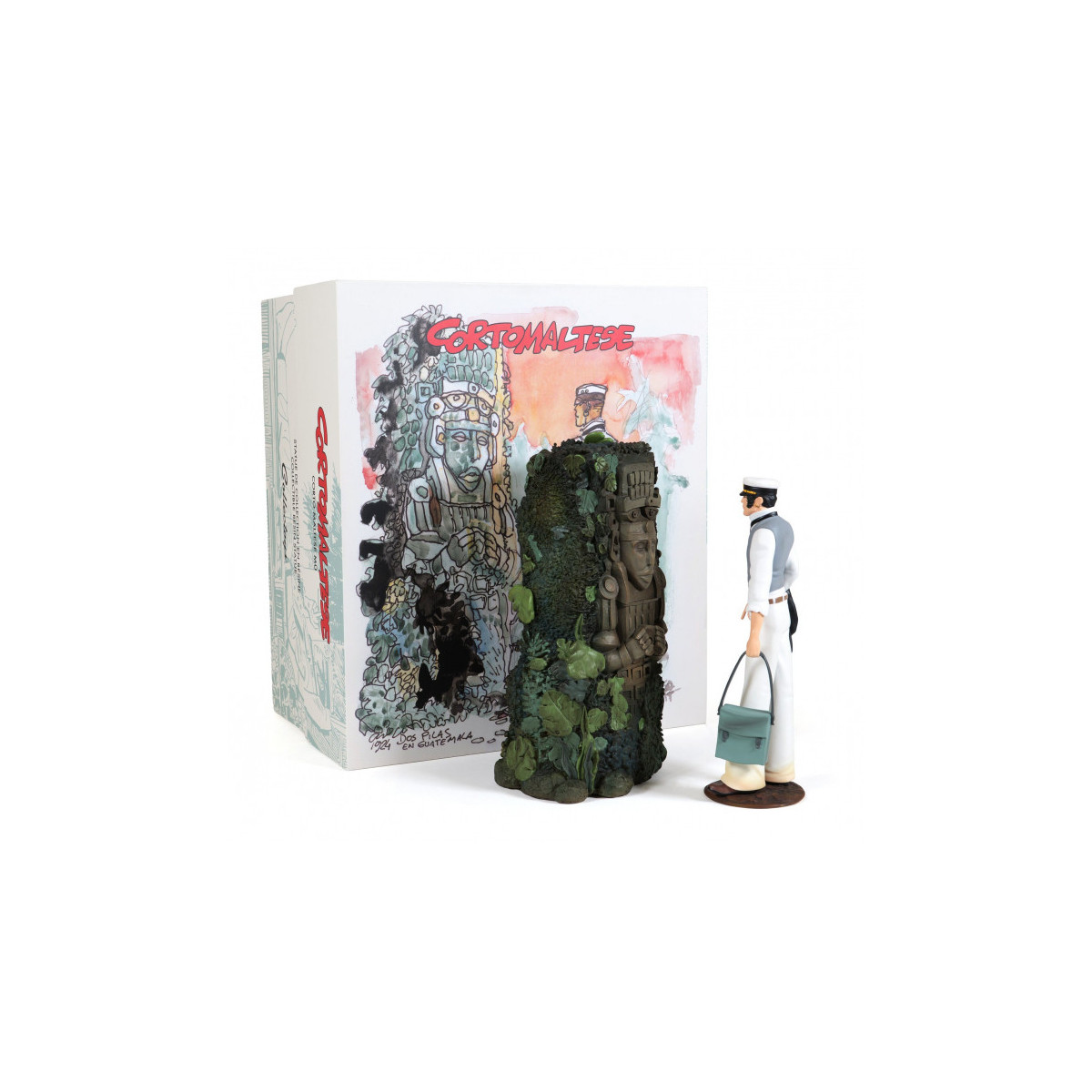Plastoy - Corto Maltese e la statua di Mū - Collectoys