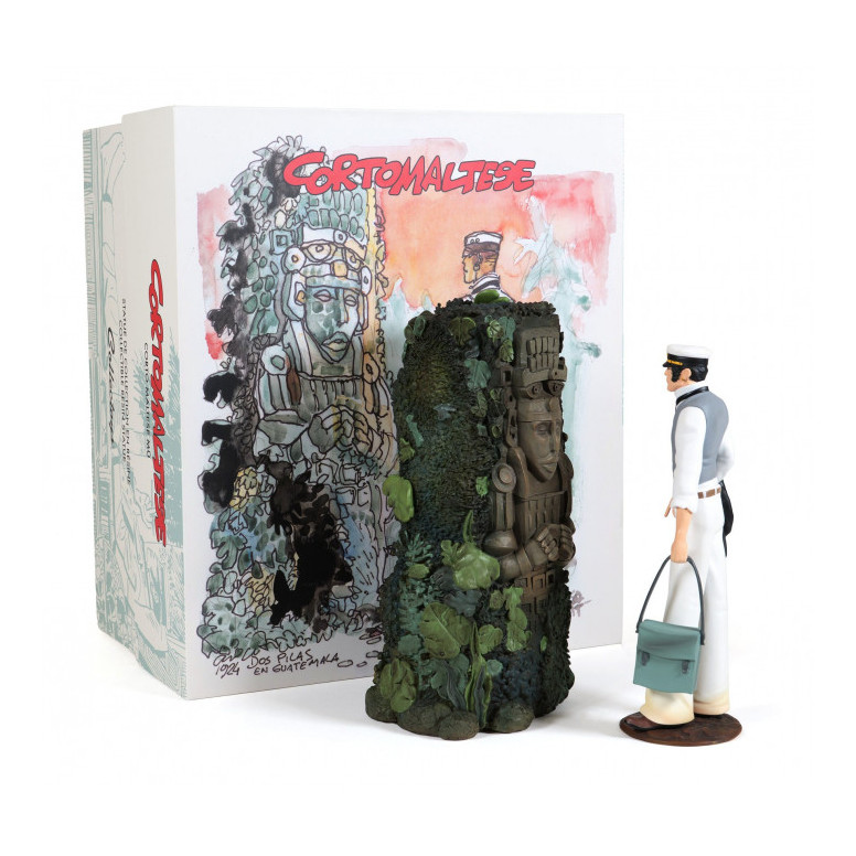Plastoy - Corto Maltese e la statua di Mū - Collectoys