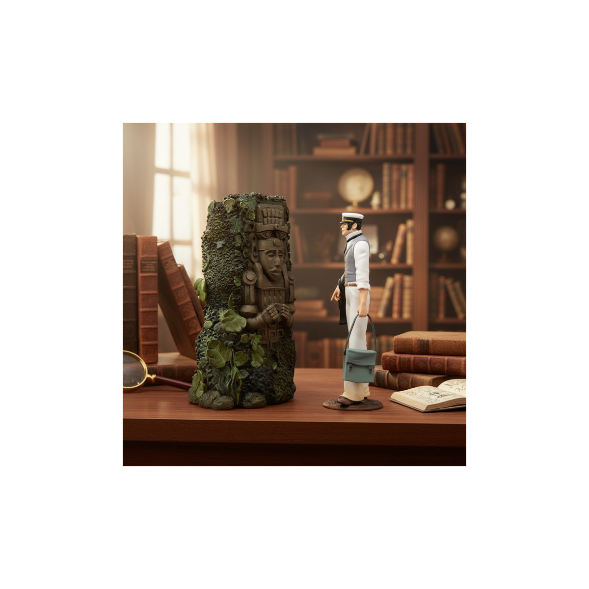 Plastoy - Corto Maltese e la statua di Mū - Collectoys