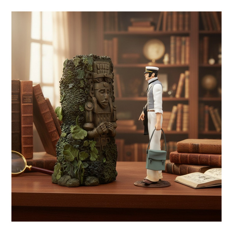 Plastoy - Corto Maltese e la statua di Mū - Collectoys