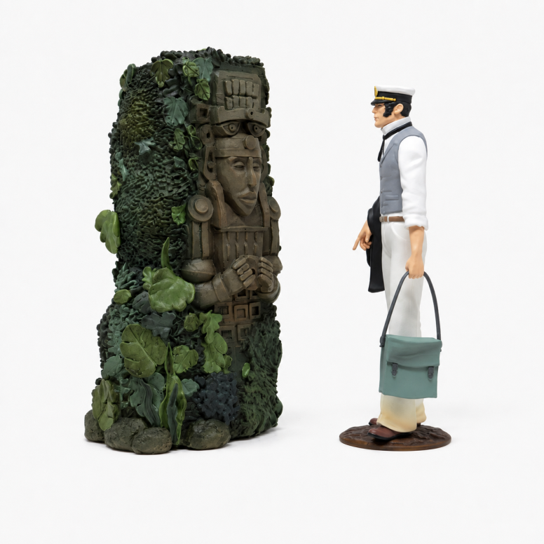 Plastoy - Corto Maltese e la statua di Mū - Collectoys