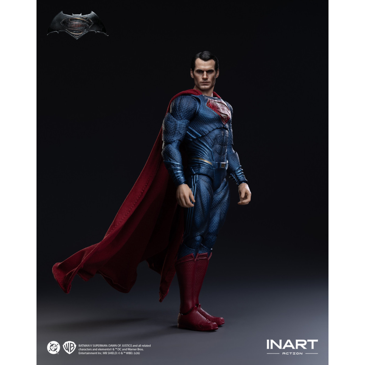 INART - Batman v Superman: Dawn of Justice - Action figure di Superman in scala 1/12