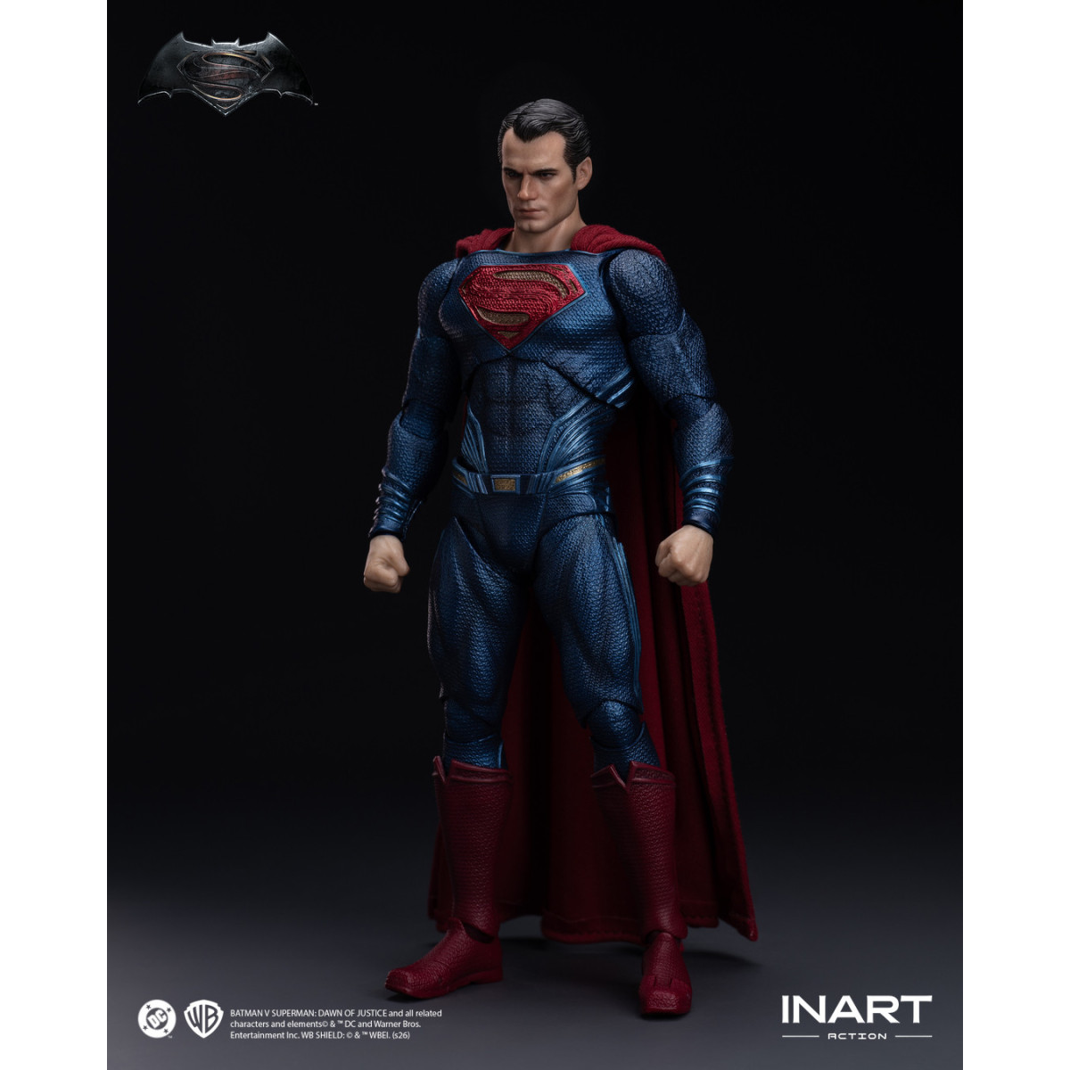 INART - Batman v Superman: Dawn of Justice - Action figure di Superman in scala 1/12