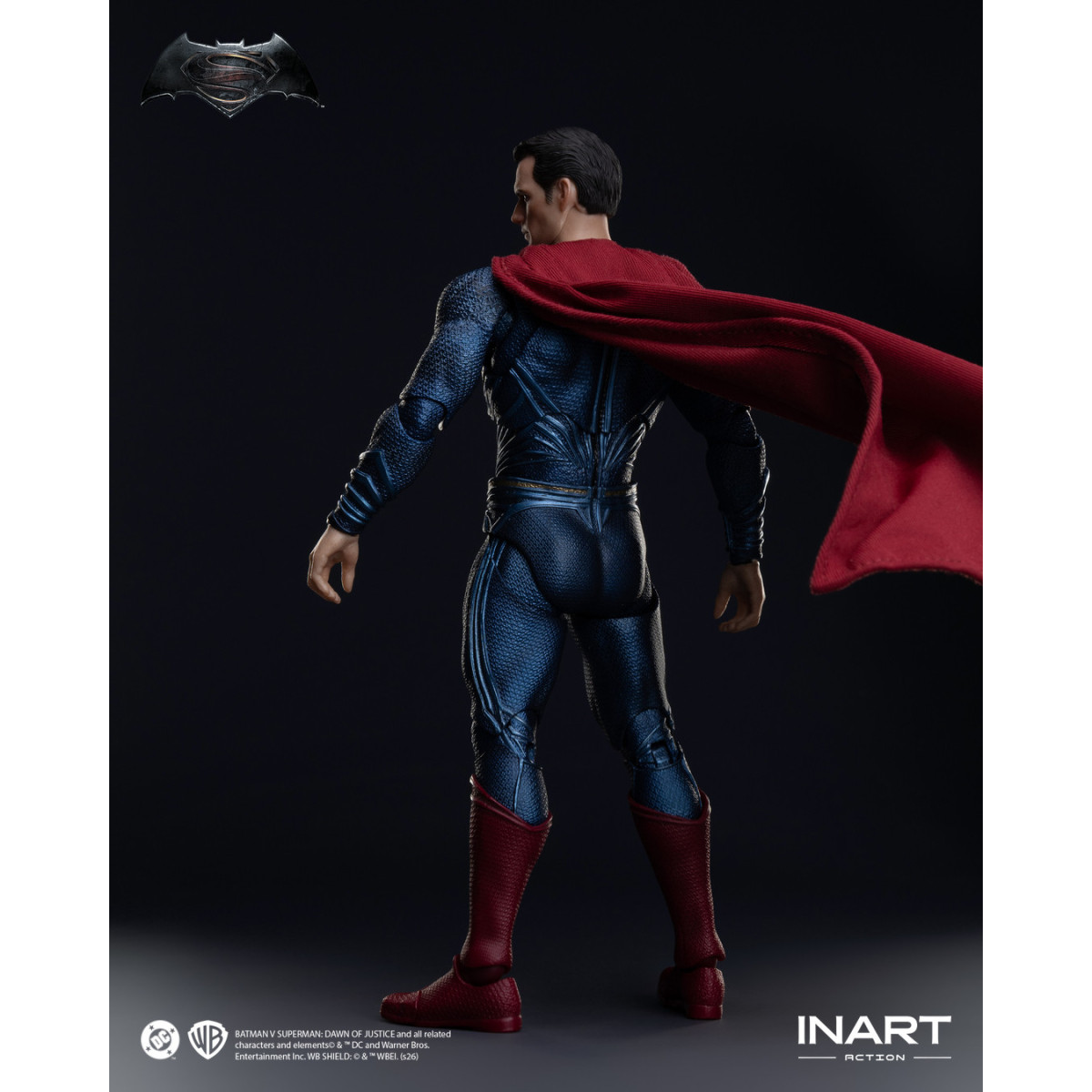 INART - Batman v Superman: Dawn of Justice - Action figure di Superman in scala 1/12