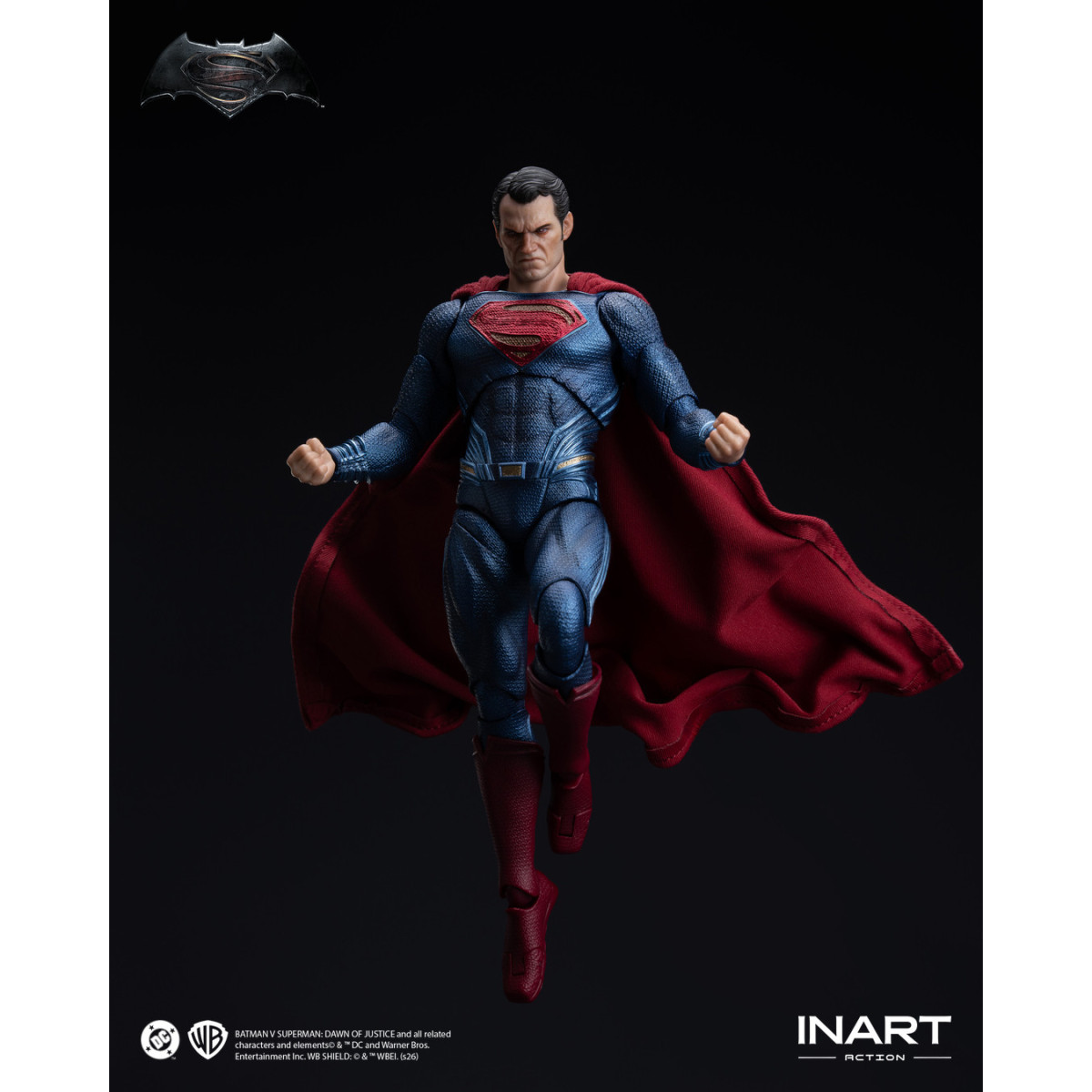 INART - Batman v Superman: Dawn of Justice - Action figure di Superman in scala 1/12
