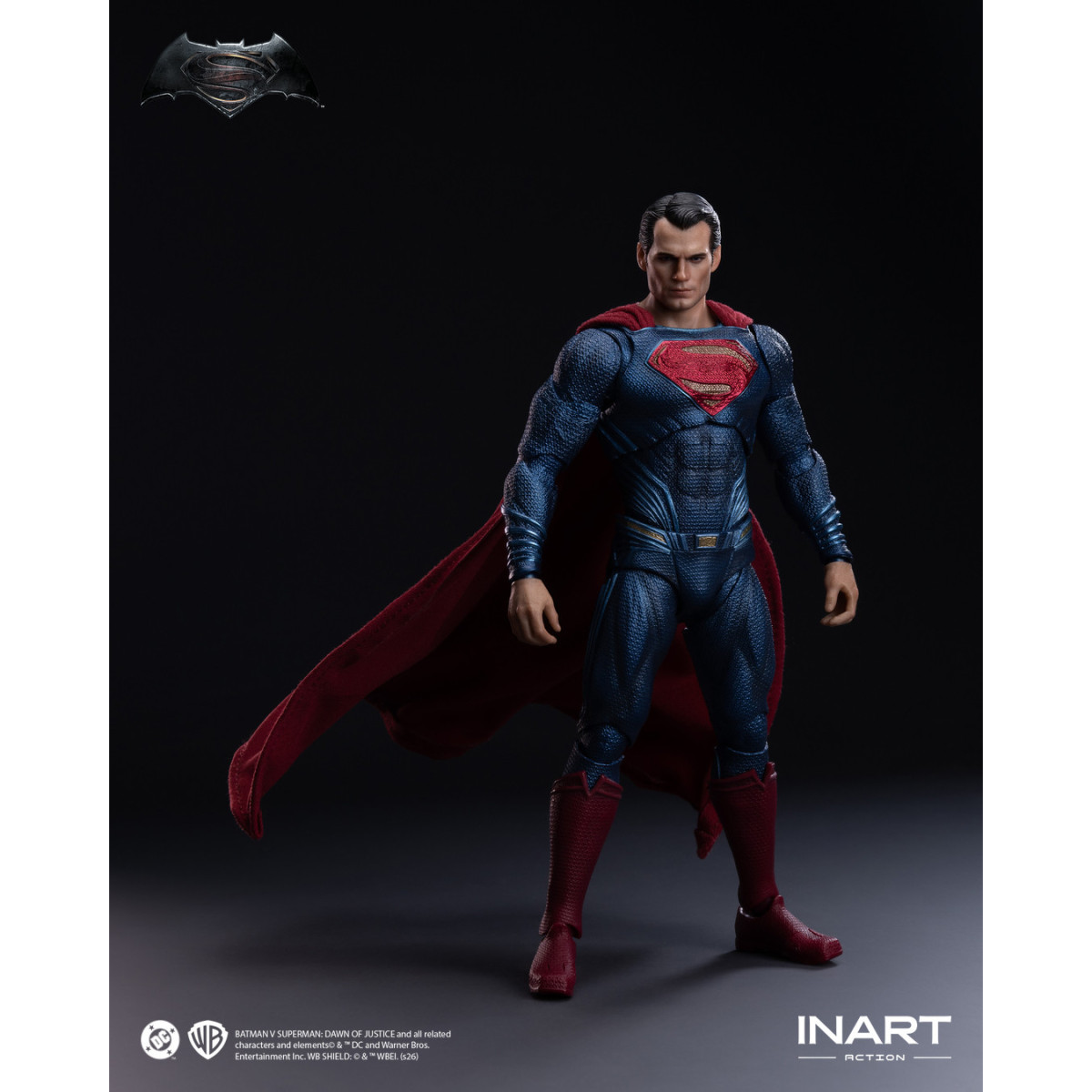 INART - Batman v Superman: Dawn of Justice - Action figure di Superman in scala 1/12