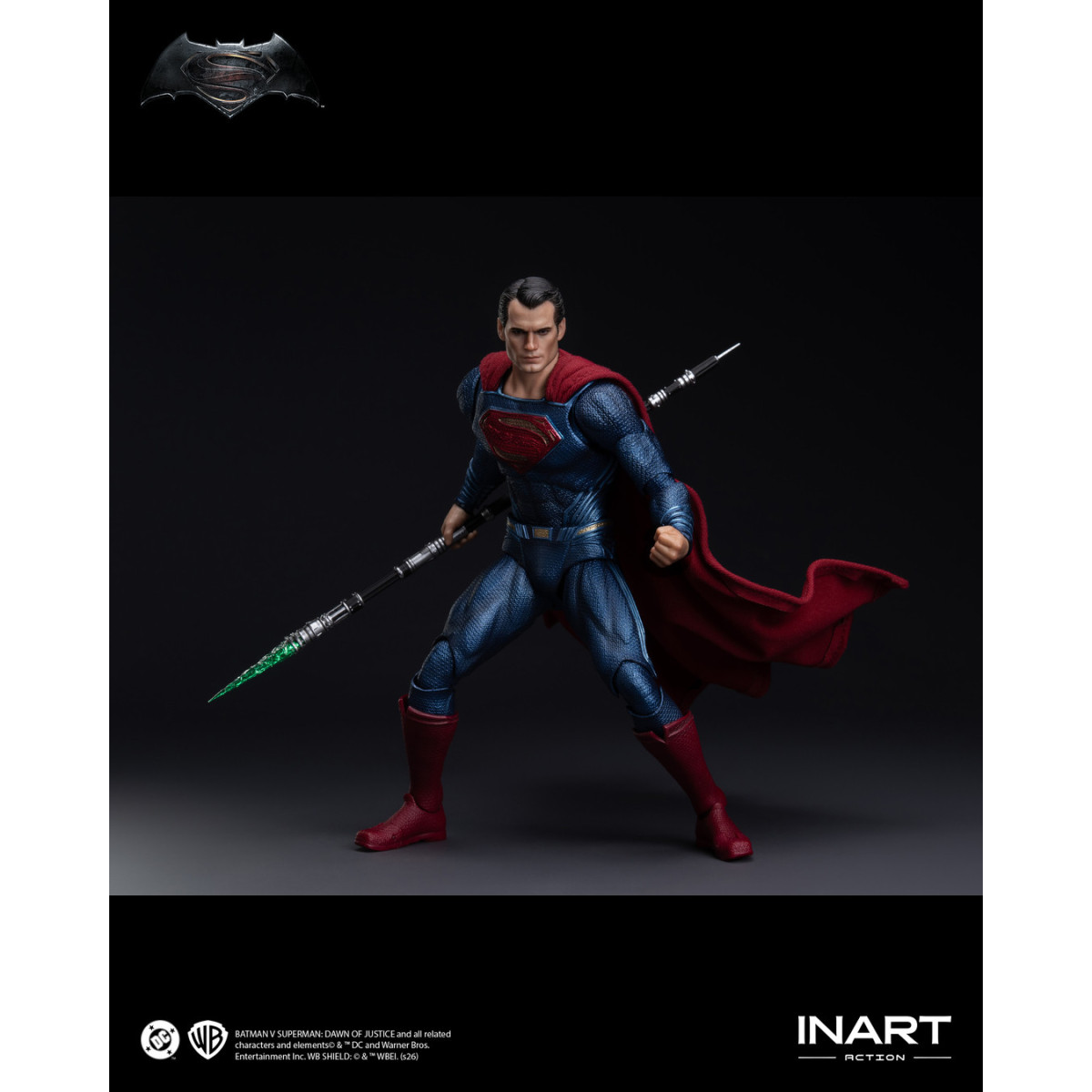INART - Batman v Superman: Dawn of Justice - Action figure di Superman in scala 1/12