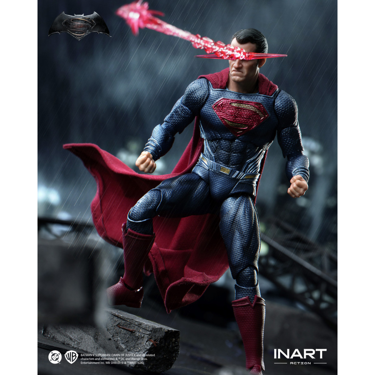 INART - Batman v Superman: Dawn of Justice - Action figure di Superman in scala 1/12