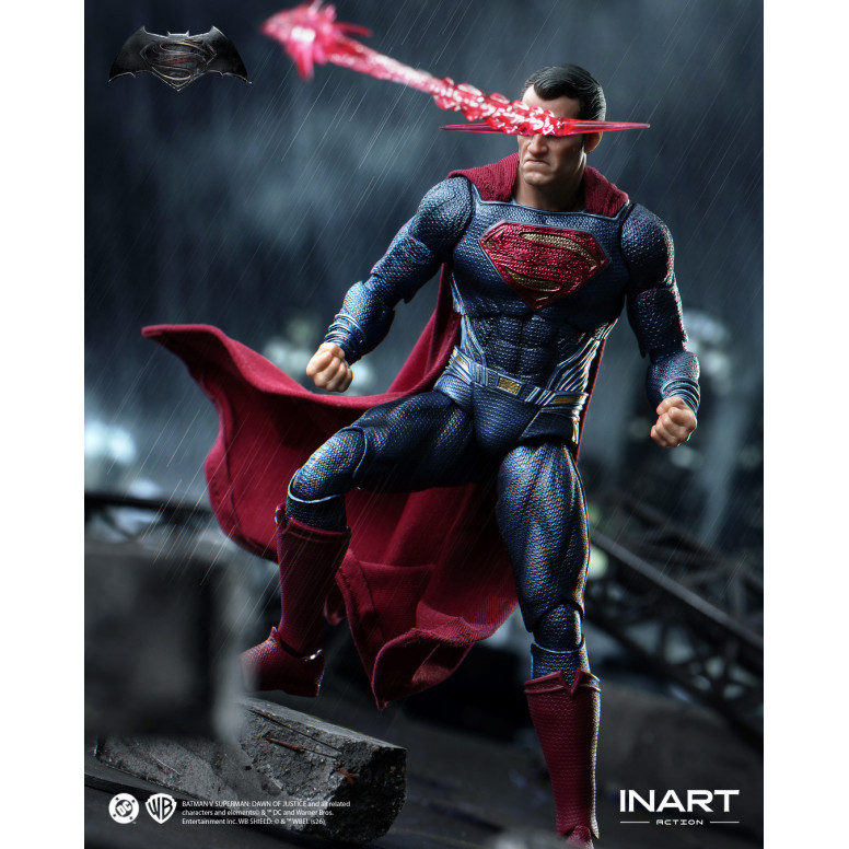 INART - Batman v Superman: Dawn of Justice - Action figure di Superman in scala 1/12